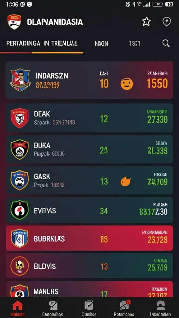 tempototo - Leaderboard global yang menunjukkan peringkat pemain.